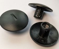 3 x Boot Carpet & Interior Carpet Clips PSA Peugeot/Citroen