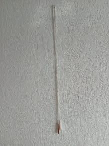 Long Silver-Tone Necklace with Double Bar Drop