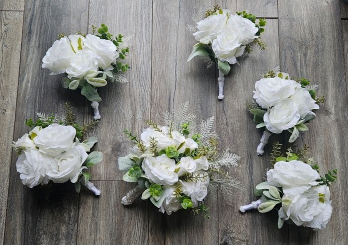 Artificial wedding bouquets