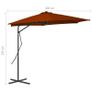 Outdoor Parasol with Steel Pole Terracotta 300x230 cm Image 4