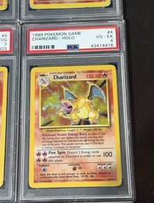 Charizard Graded - PSA 4