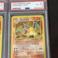 Charizard Graded - PSA 4