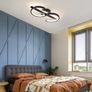 Modern Ceiling Lights LED, 45cm Black Dimmable Ceiling Lights Fixtures LED with Remote Control for Living Room Dining Room Bedroom Kitchen Hallway Offcie Indoor Light - 35W Image 7