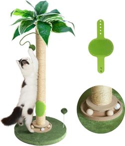 Fantasreen 88cm Cat Scratching Post with Toy Mouse and Track Ball - Brand New Sealed
