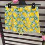 Zara size medium high waisted linen mix. Lemons pattern Image 5