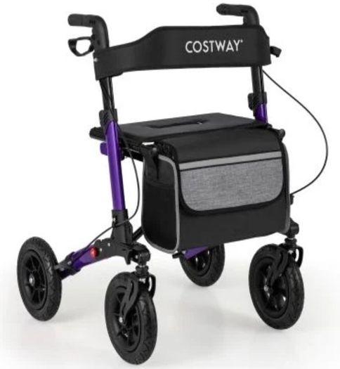 Postage Costway 2 in 1 rollator walker