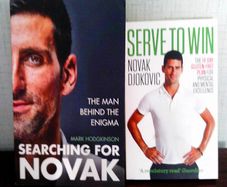 2 NOVAK DJOKOVIC books 7 euro for both