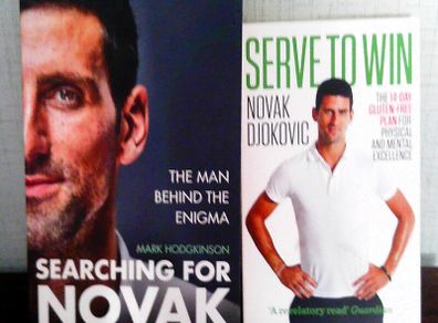 2 NOVAK DJOKOVIC books 6 euro for both