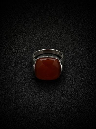 Vintage Carnelian 925 Sterling Silver Ring