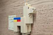 lego minellama01 alpaca/llama, set minecraft 21167