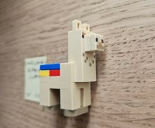 lego minellama01 alpaca/llama, set minecraft 21167