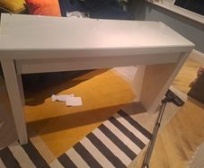 ikea glass top dressing table/desk