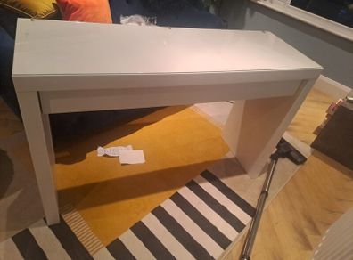 ikea glass top dressing table/desk