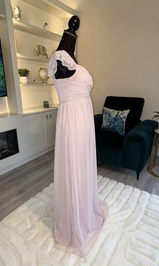 Ladies Blush Pink Bridesmaid Maternity Dress / Special Occasion Dress from Little Mistress. Size UK 8 / EU 36