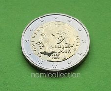 Slovakia 2021 year Uncirculated 2 Euro coin.