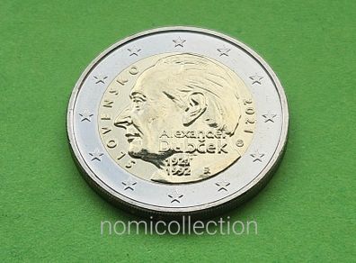 Slovakia 2021 year Uncirculated 2 Euro coin.