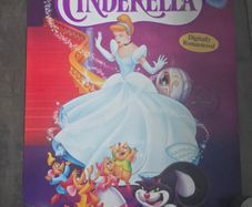 Cinderella Vintage Poster 1997 Disney Classics Promotional Video Release 24inch x 33inch