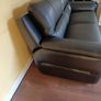 Samuel Black Leather 3 Seater Sofa by Murphy Home Image 3