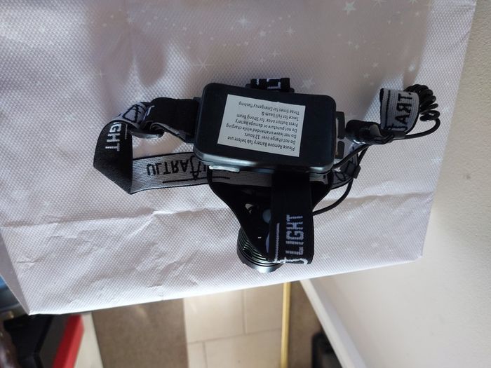 UltraLight Head Cap with 3 modes light front, Bright, Ultra Bright, Rapid Flash, and rear reflector, Ideal for walkers at night time