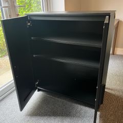 IKEA KULLEN 3-Drawer Chest black 79x95cm