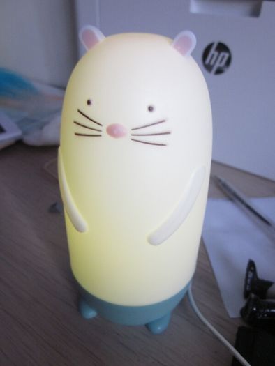 Ikea Spiken Otter Night Light Multi -Coloured 13cm