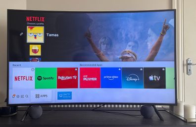 Samsung 55" curved UHD LED tv (UE55RU7300K)