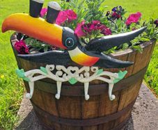 heavy duty  Guinness  cast iron  coat  hanger