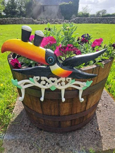 heavy duty  Guinness  cast iron  coat  hanger