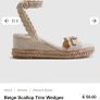 River Island size 5 cream wedges Image 8
