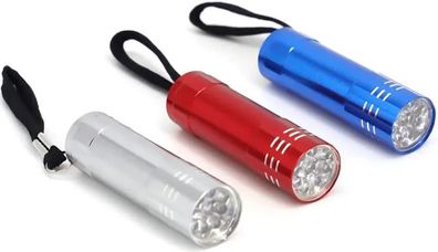 Pack of 3 LED flashlights