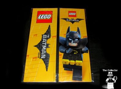 LEGO Set of Two Batman Movie Store Display Large Hard Vinyl Displays 2ft long New Never used Lego Batman Movie Store Display Not Cardboard
