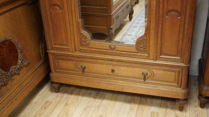 Antique French Oak Armoire