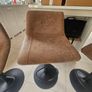 Three leatherette barstools Image 2