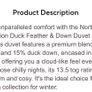Duck Down kingsize duvet BNWT Image 4