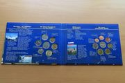 Slovenia double set of 15 coins pre euro &amp; first year euro 2007 UNC
