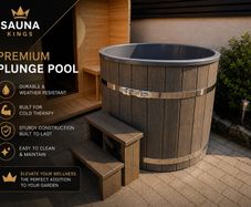 Luxury Plunge Pool for Cold Water Therapy | Premium Ice Bath | Sauna Kings
