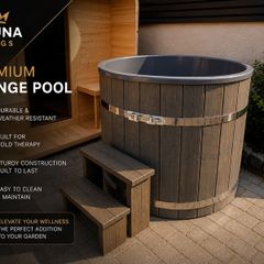 Luxury Plunge Pool for Cold Water Therapy | Premium Ice Bath | Sauna Kings
