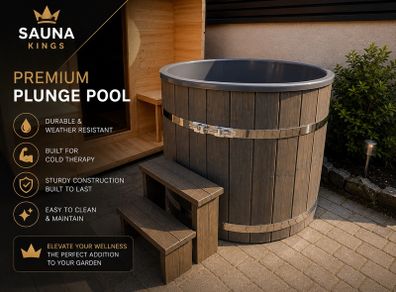 Luxury Plunge Pool for Cold Water Therapy | Premium Ice Bath | Sauna Kings