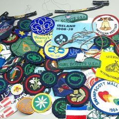 Vintage Girl Scouts Patch Collection  Over 60 Pieces + Extras