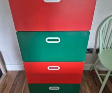 Kids playroom or bedroom drawers