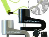 DUNLOP - Motorbike Disc brake lock with Reminder cable