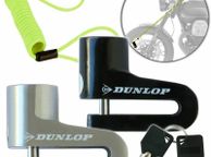 main image for ad DUNLOP - Motorbike Disc brake lock with Reminder cable