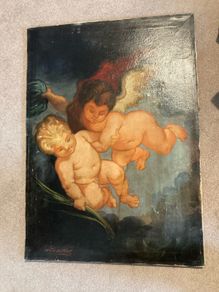 Italian Painting 1972 Church Santa Maria Novella Florence