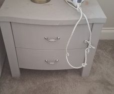 x2 bedside lockers