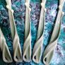 5 Vintage Franz porcelain spoons Image 3