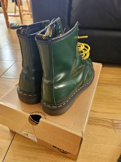 Dr Martens boots green