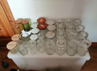 Free empty candle jars (Yankee candle, Woodwick etc.)