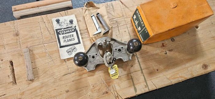 Stanley 71 router plane, complete and boxed