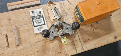 Stanley 71 router plane, complete and boxed