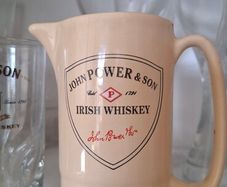 Old John Power Whiskey water jug